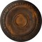 Ekena Millwork Caputo Ceiling Medallion (Fits Canopies up to 6"), Hand-Painted Rust, 24 1/4"OD x 1 1/2"P CM24CARUS - alternate 1